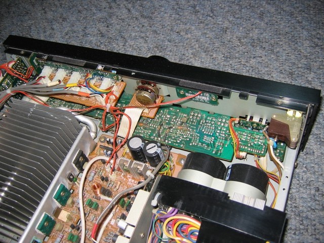 Source select & main pre amp boards